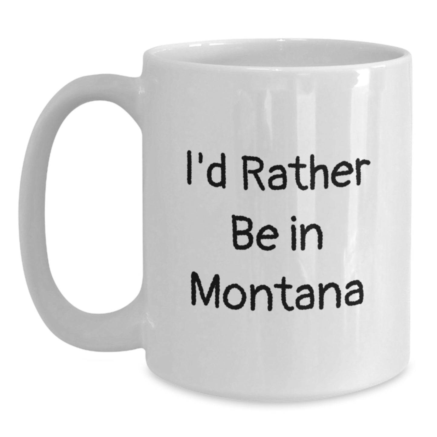 Montana Keepsake White Coffee Mug for Him Birthday Gift - Main