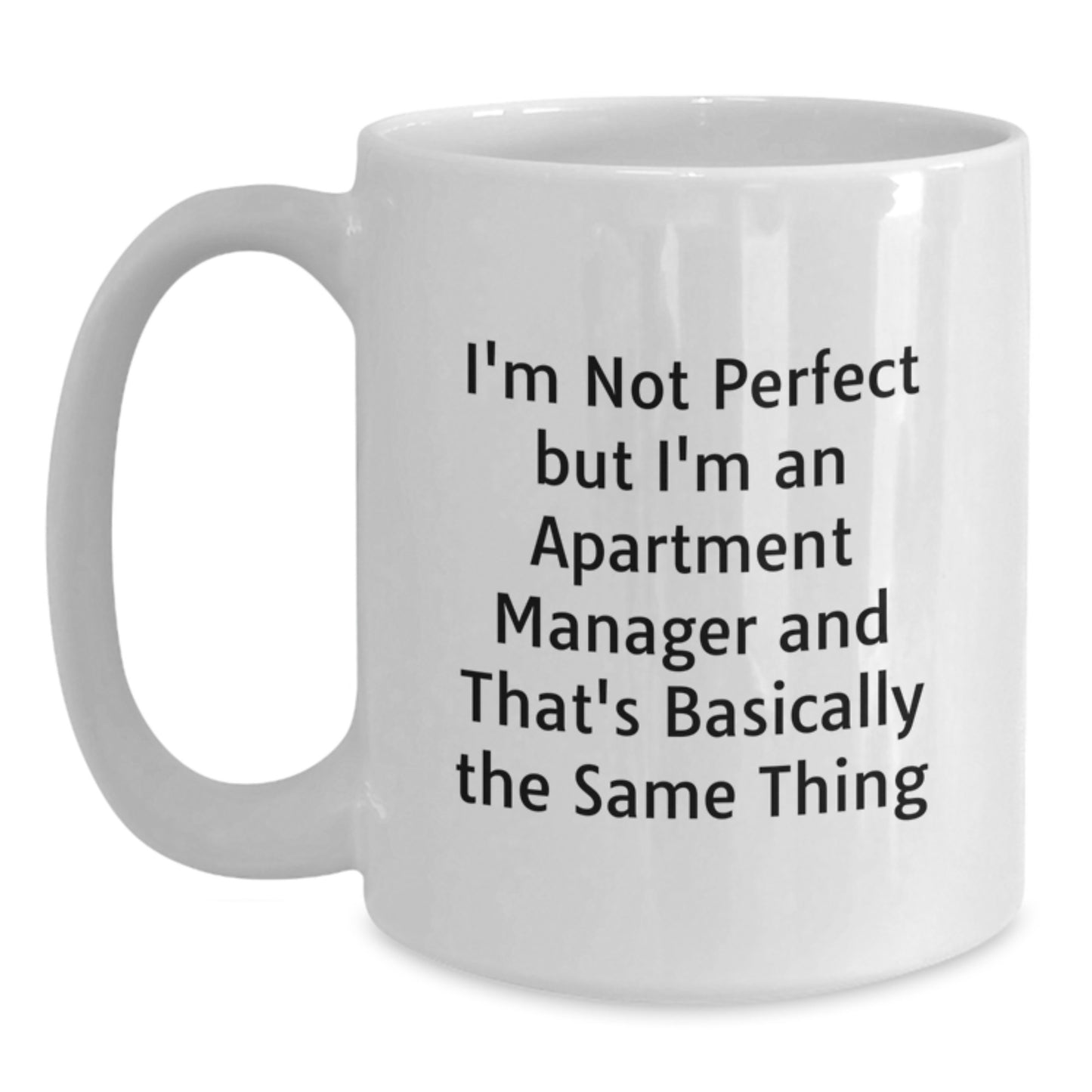 Birthday Gift Apartment Manager White Coffee Mug for Her Present - Main