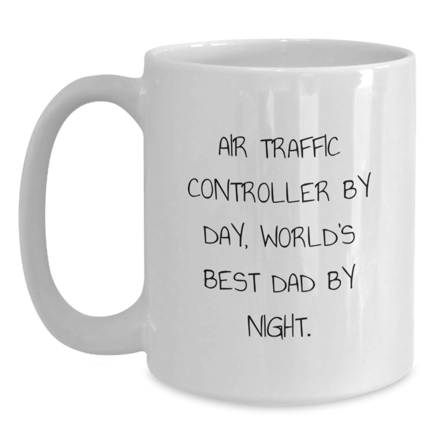 Birthday Gift for Her Air Traffic Controller White Mug Present - Main