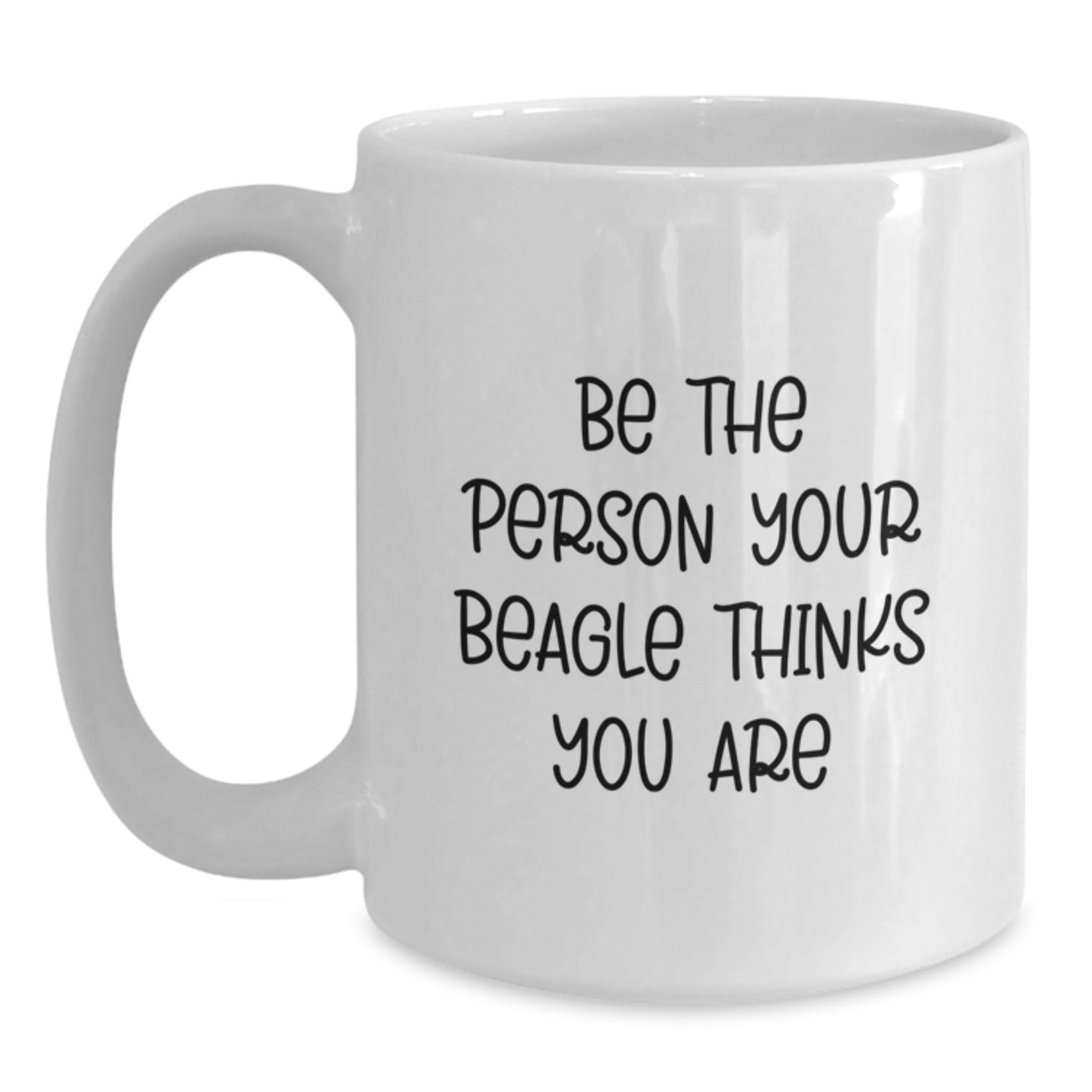 Funny Beagle Dog Gifts from Friends for Birthday Unique Gift Ideas White Coffee Mug - Main