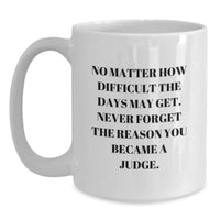Load image into Gallery viewer, Funny Judge White Coffee Mugs Gifts from Men for Judge Birthday Unique Gifts - Main
