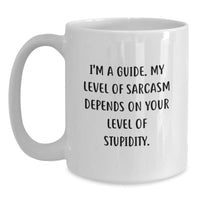 Load image into Gallery viewer, Funny Guide White Coffee Mugs for Guide Enthusiasts - Gifts from Friends to Guide, Men, Women, or Coworkers for Christmas Unique Gifts - Main
