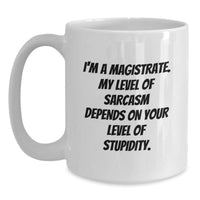 Load image into Gallery viewer, Magistrate Humor White Coffee Mug Funny Gifts from Friends Family for Graduation - Main
