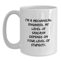 Load image into Gallery viewer, Funny Mechanical Engineer White Coffee Mug Gifts for Men, Unique Christmas Unique Gifts from Friends - Main
