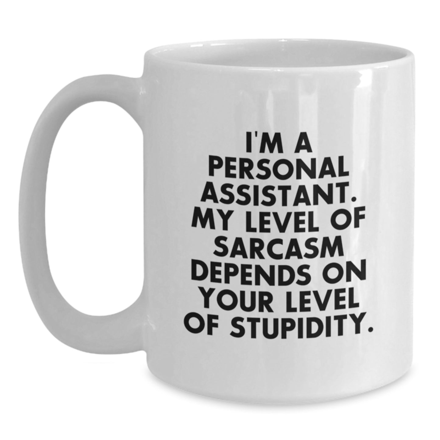 Funny Personal Assistant Gifts for Men Women Friends from Coworkers, White Coffee Mug, Christmas Unique Present - Main