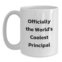 Load image into Gallery viewer, Funny Principal White Coffee Mugs Gifts from Men for Best Principal Christmas Unique - Main
