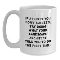 Load image into Gallery viewer, Funny Landscape Architect Mugs, Gifts from Friends, Christmas Unique Mugs for Landscape Architects Men - Main
