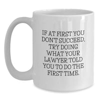Load image into Gallery viewer, Funny Lawyer Gifts from Friends to Lawyer Men White Coffee Mugs for Christmas Unique Gifts - Main

