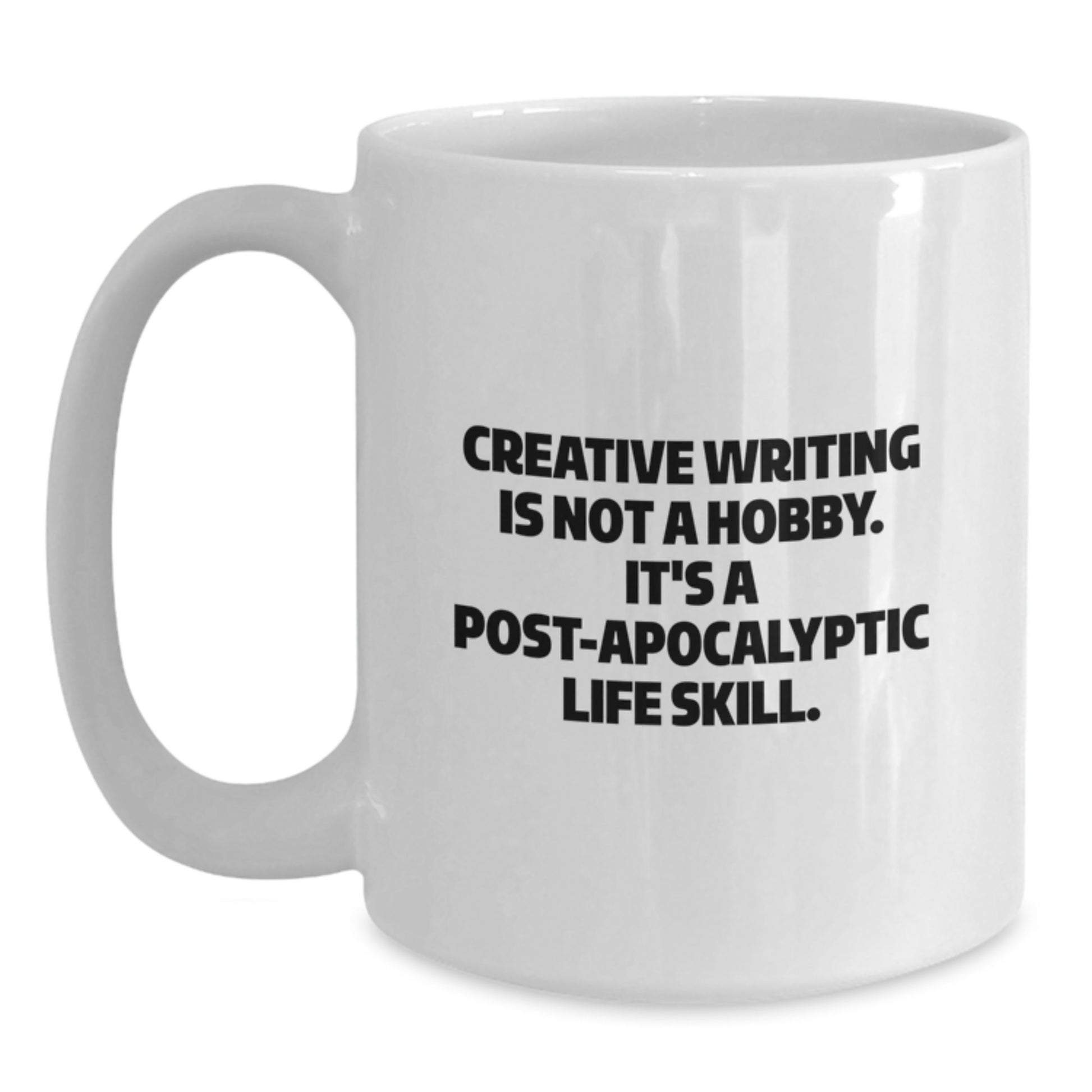 Gifts for Creative Writing Enthusiasts Funny White Coffee Mug, Birthday Unique Gifts from Friends to Family, Inspirational Mug for Writers - Main