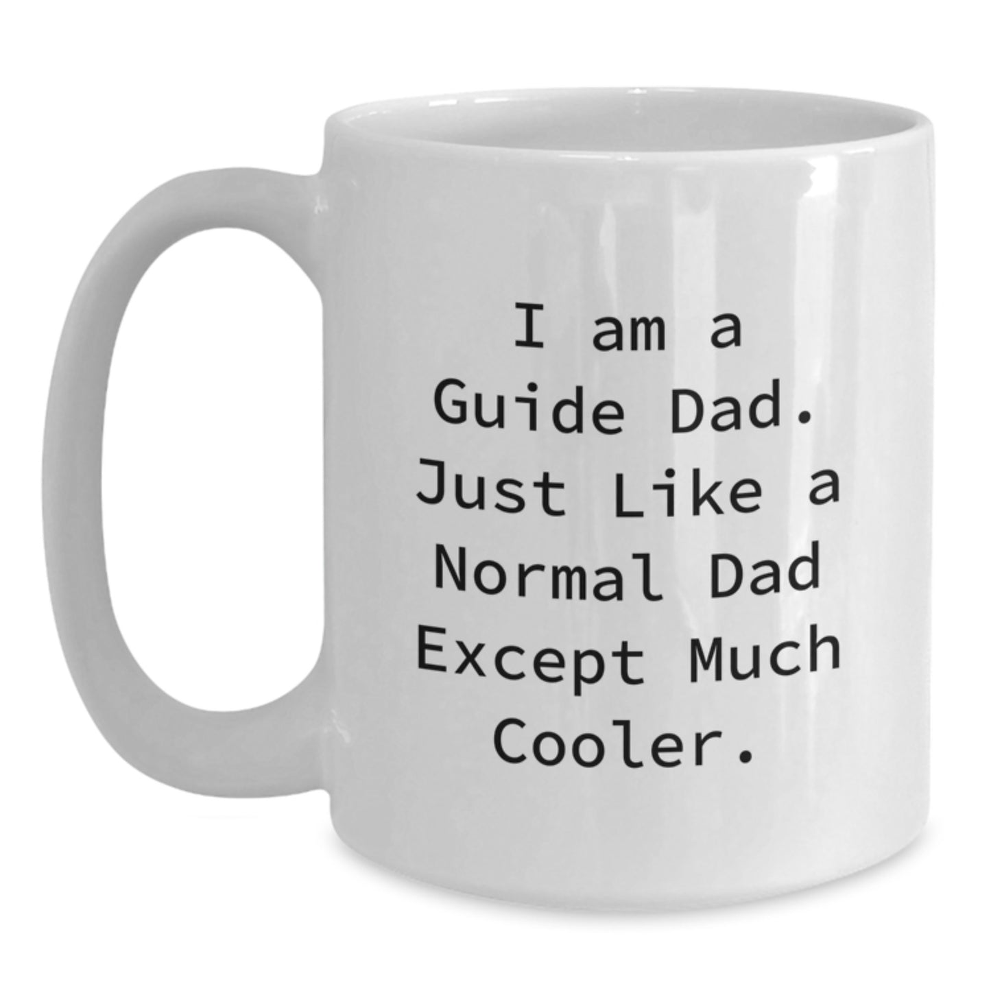 Funny Guide Dad Gifts, White Coffee Mug for Guide Men, Perfect for Birthday Unique Gifts from Dad - Main