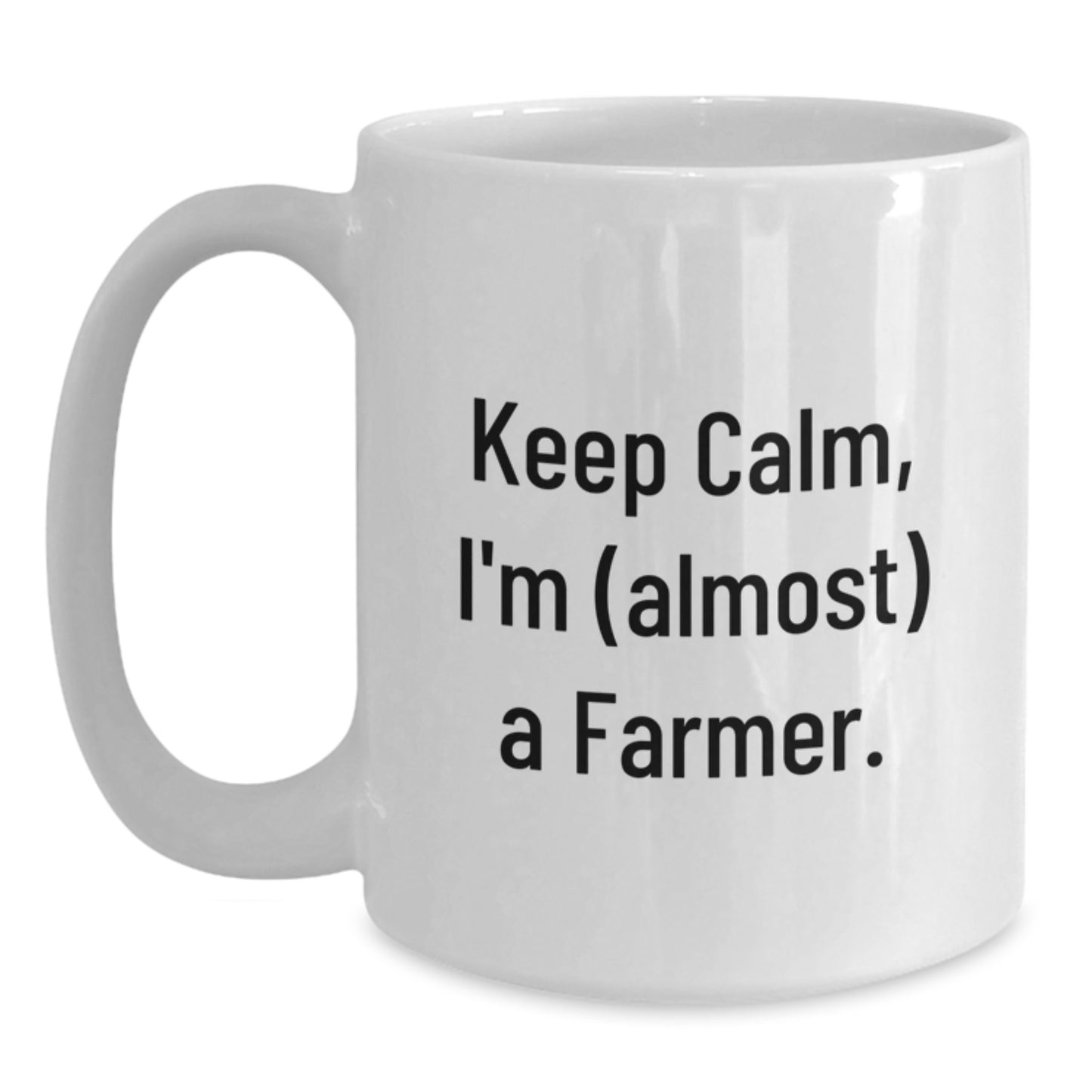 Funny Farmer White Coffee Mug Gifts from Men to Farmer Friends on Birthday - Main