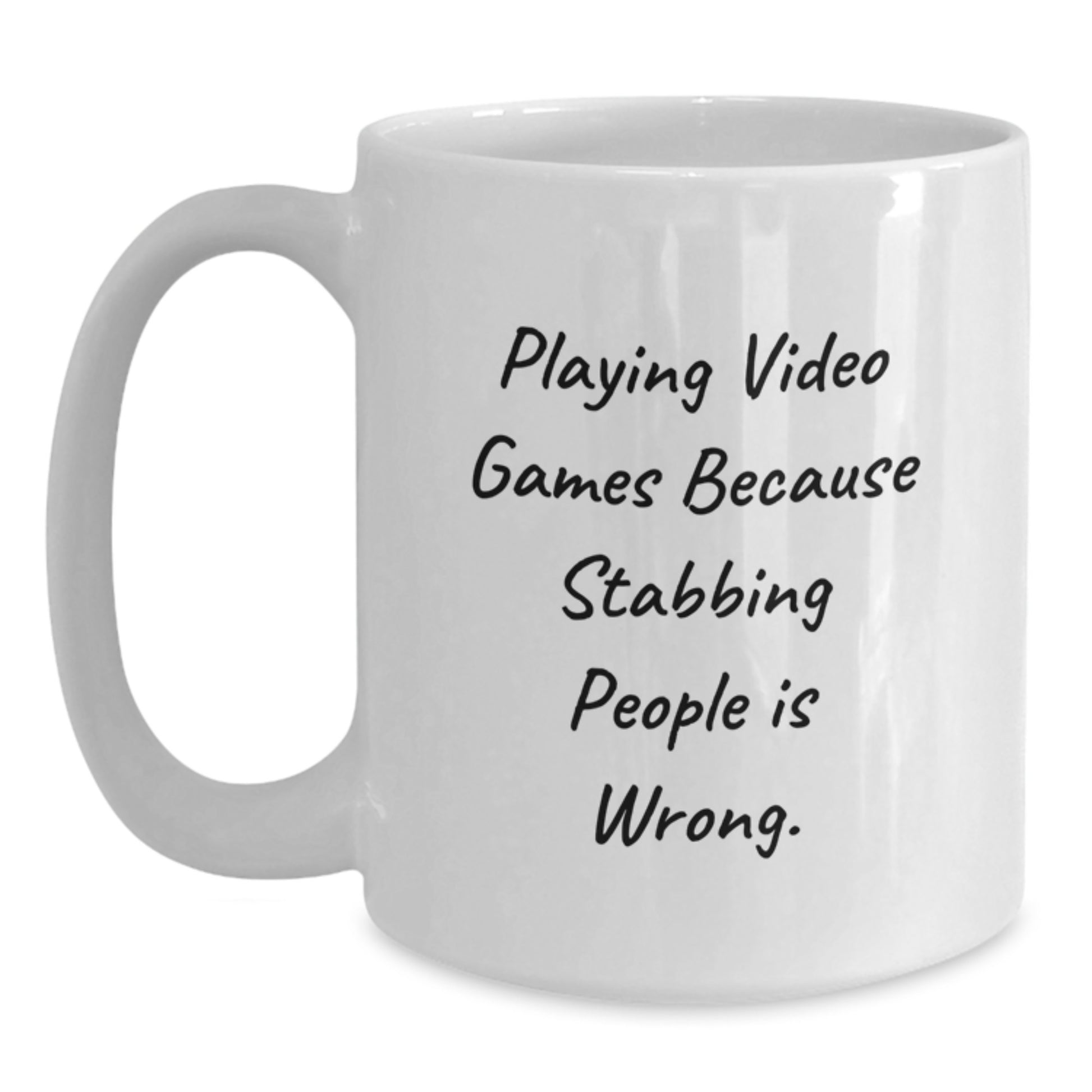 Playing Video Games Lover Funny White Coffee Mug Gifts from Men to Friends on Valentine's - Main