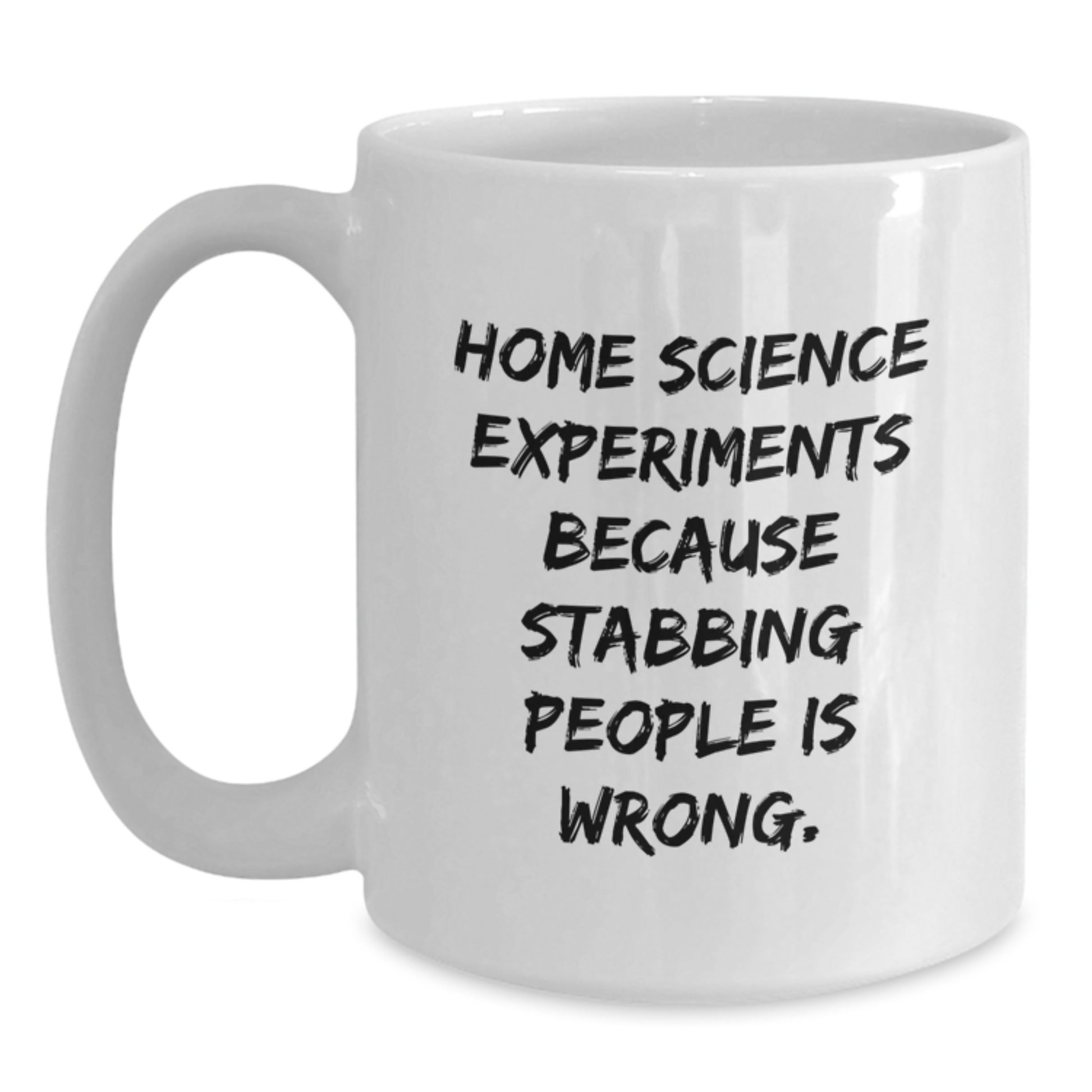 Funny Home Science Experiments Gifts, White Coffee Mug, Mom's Unique Mother's Day Unique Gifts from Family - Main