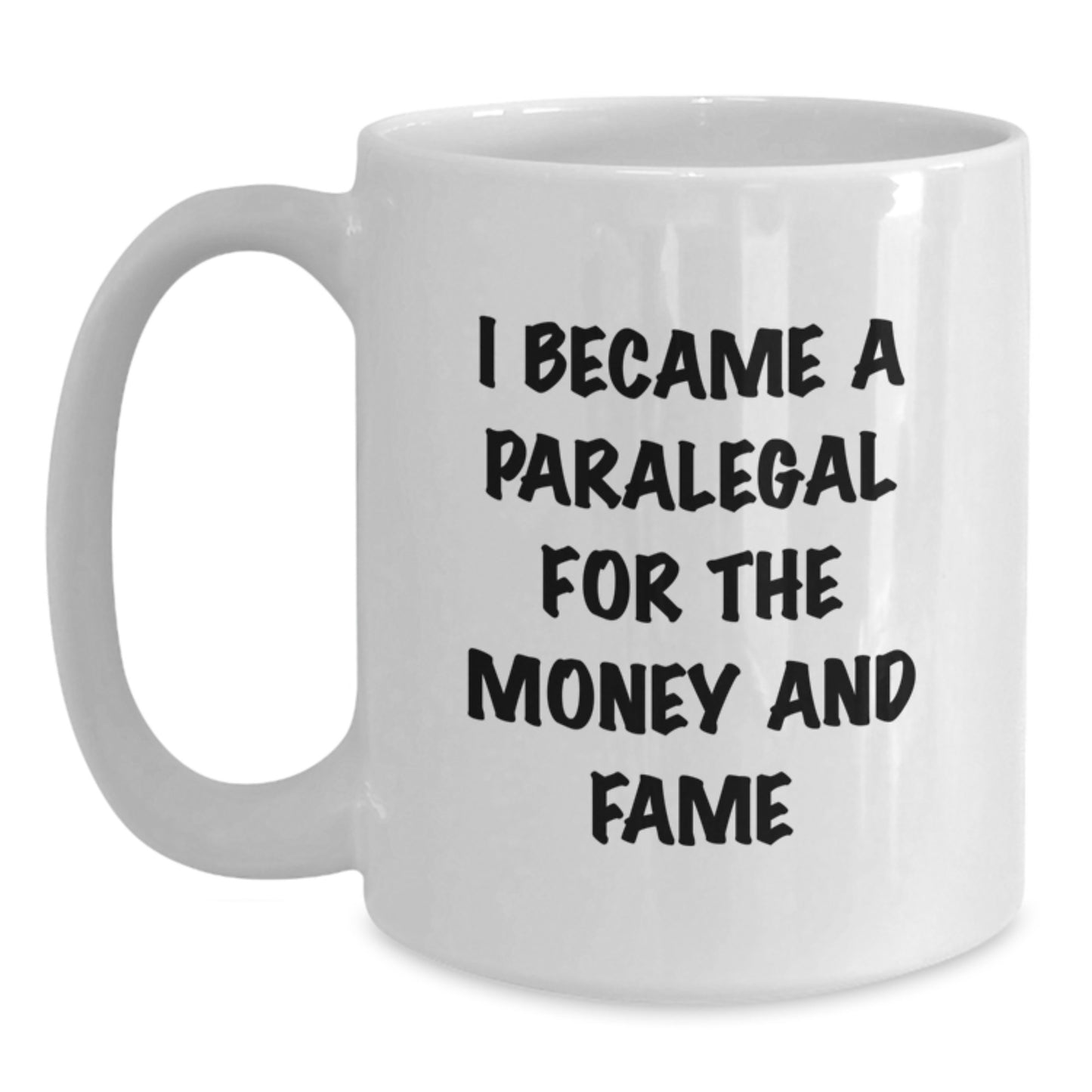Funny Paralegal Humor Gifts from Family to Paralegal Mom on Mother's Day Unique White Coffee Mug - Main