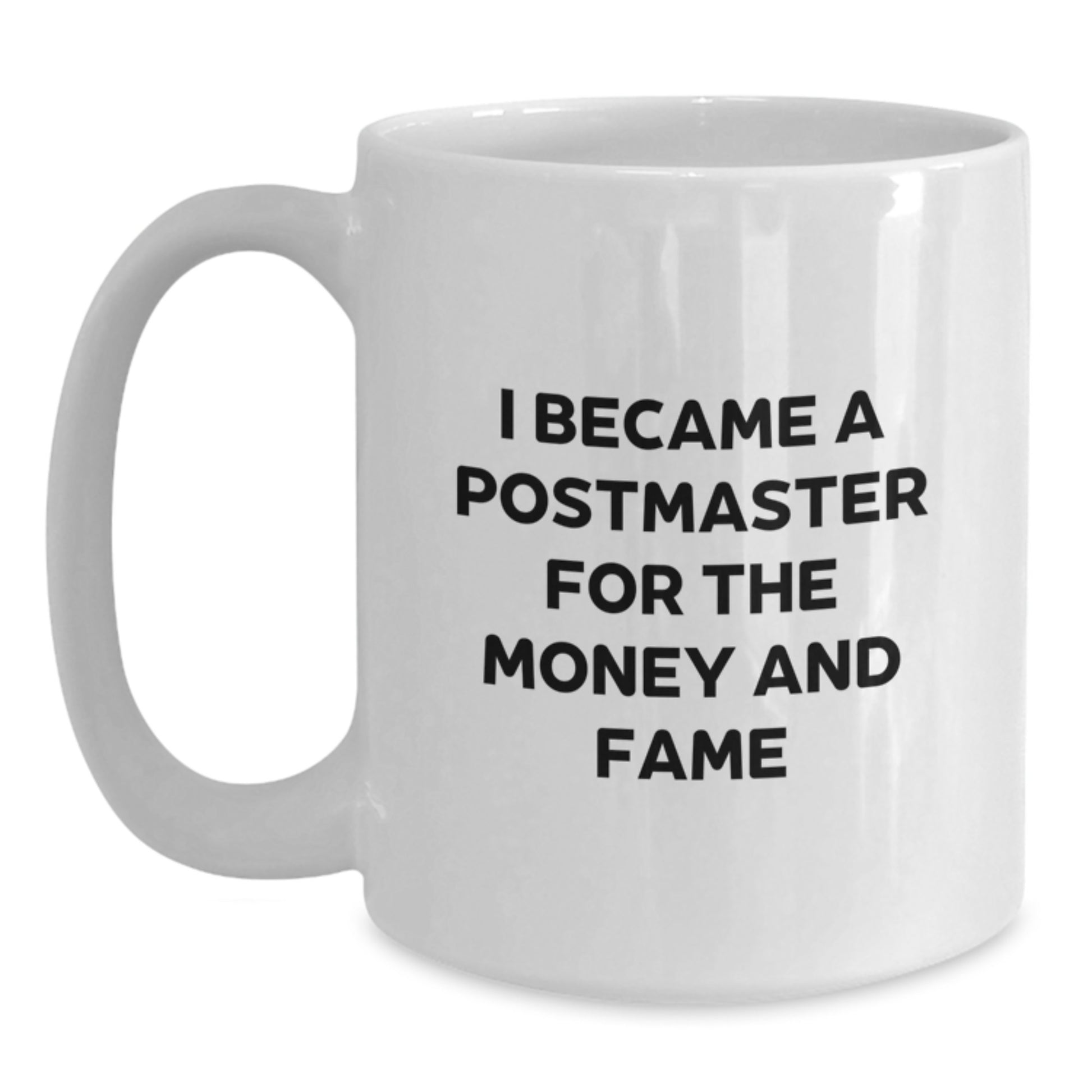 Funny Postmaster Gifts from Men for Postmaster on Father's Day Unique White Coffee Mugs - Main