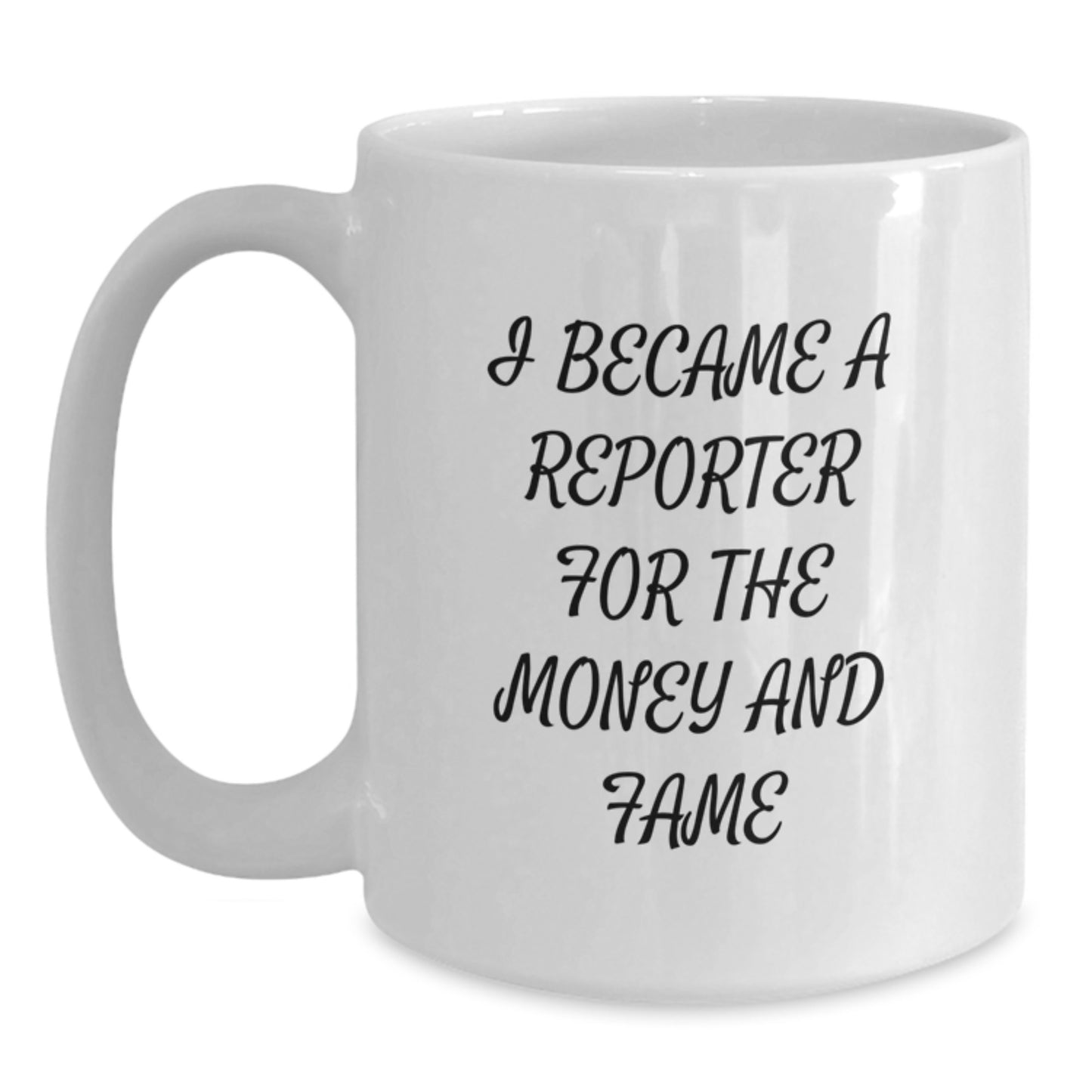 Funny Reporter White Coffee Mug Gifts from Mom for Daughter, Unique Mother's Day Unique Gifts - Main