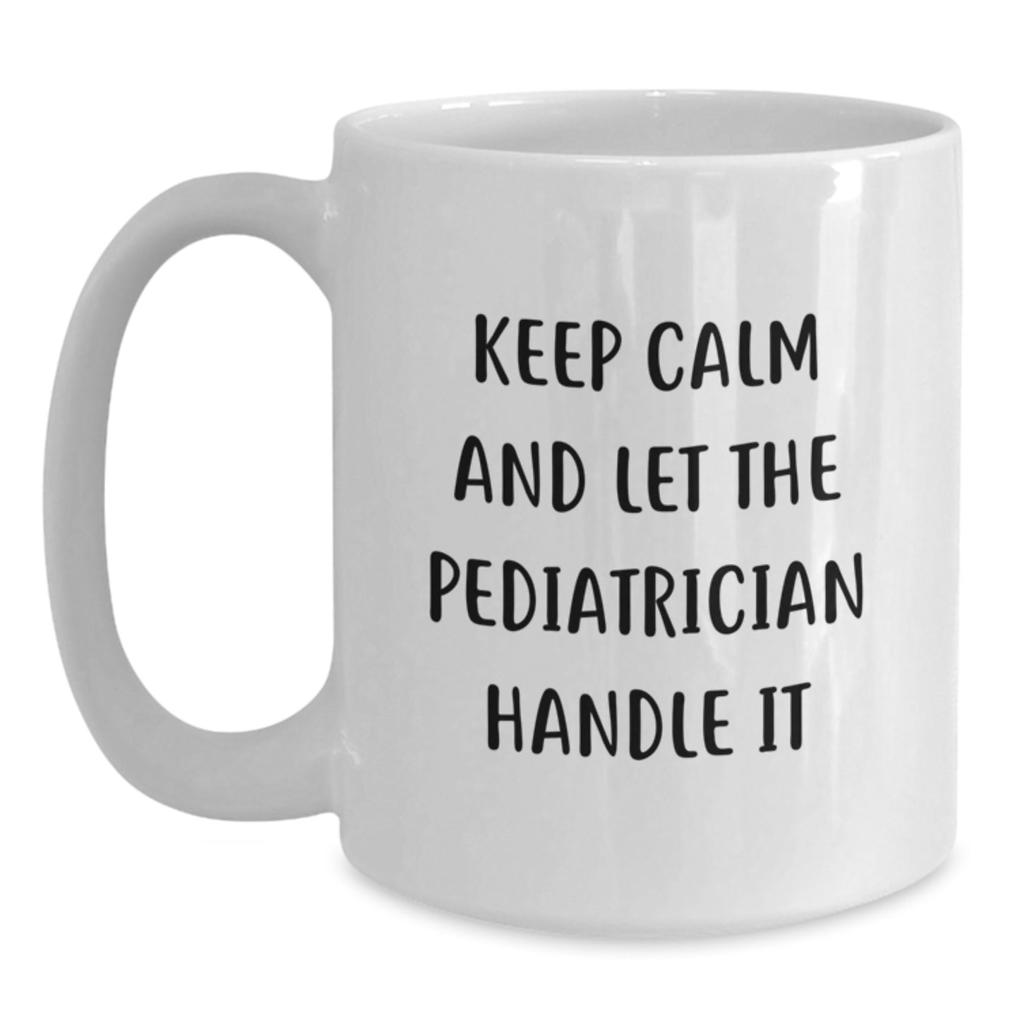 Funny Pediatrician Gifts for Men from Wife on Valentine's, White Coffee Mug - Main