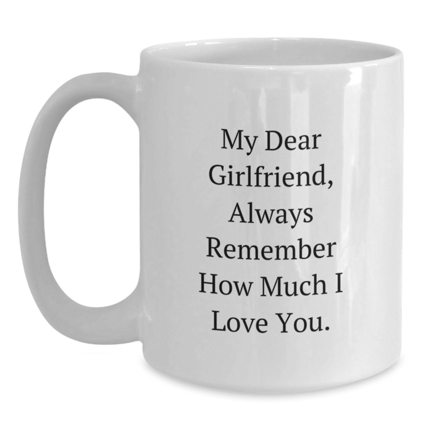 Funny Sweethearts Gifts from Men, White Coffee Mug for Sweetheart, Always Remember How Much I Love You. - Main