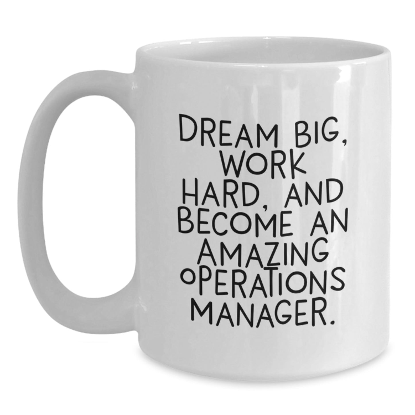 Operations Manager Keepsake White Coffee Mug for Him Birthday Gift - Main