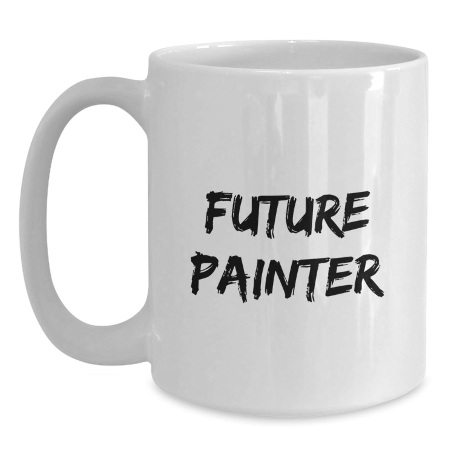 Funny Painter Gifts from Family for Future Painter White Coffee Mugs, Unique Graduation Unique Gifts, White Coffee Mug for Painter Friends - Main