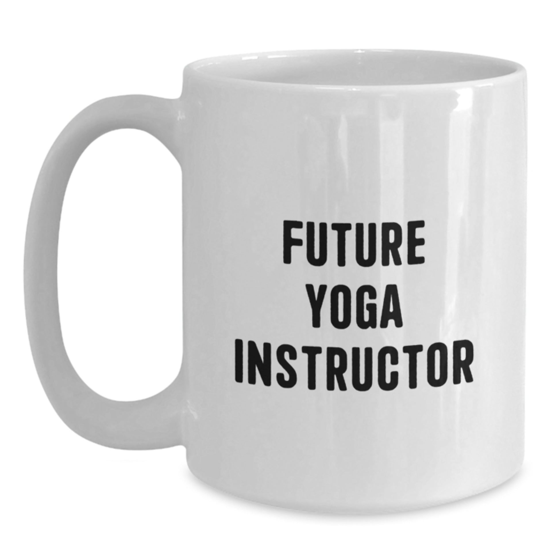 Yoga Instructor Keepsake White Coffee Mug for Him Birthday Gift - Main