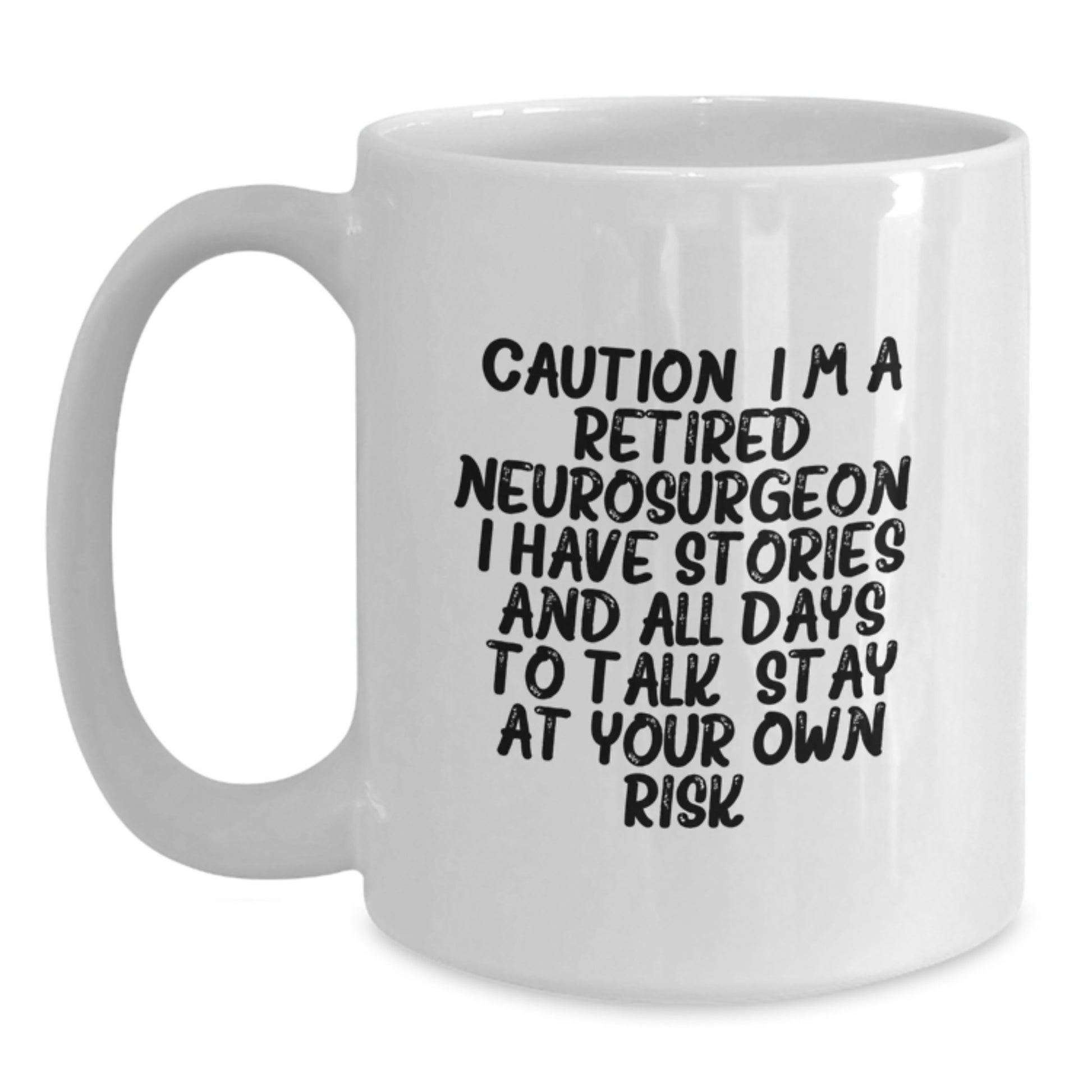 Funny Neurosurgeon White Coffee Mugs Gifts from Men to Friends for Graduation - Main