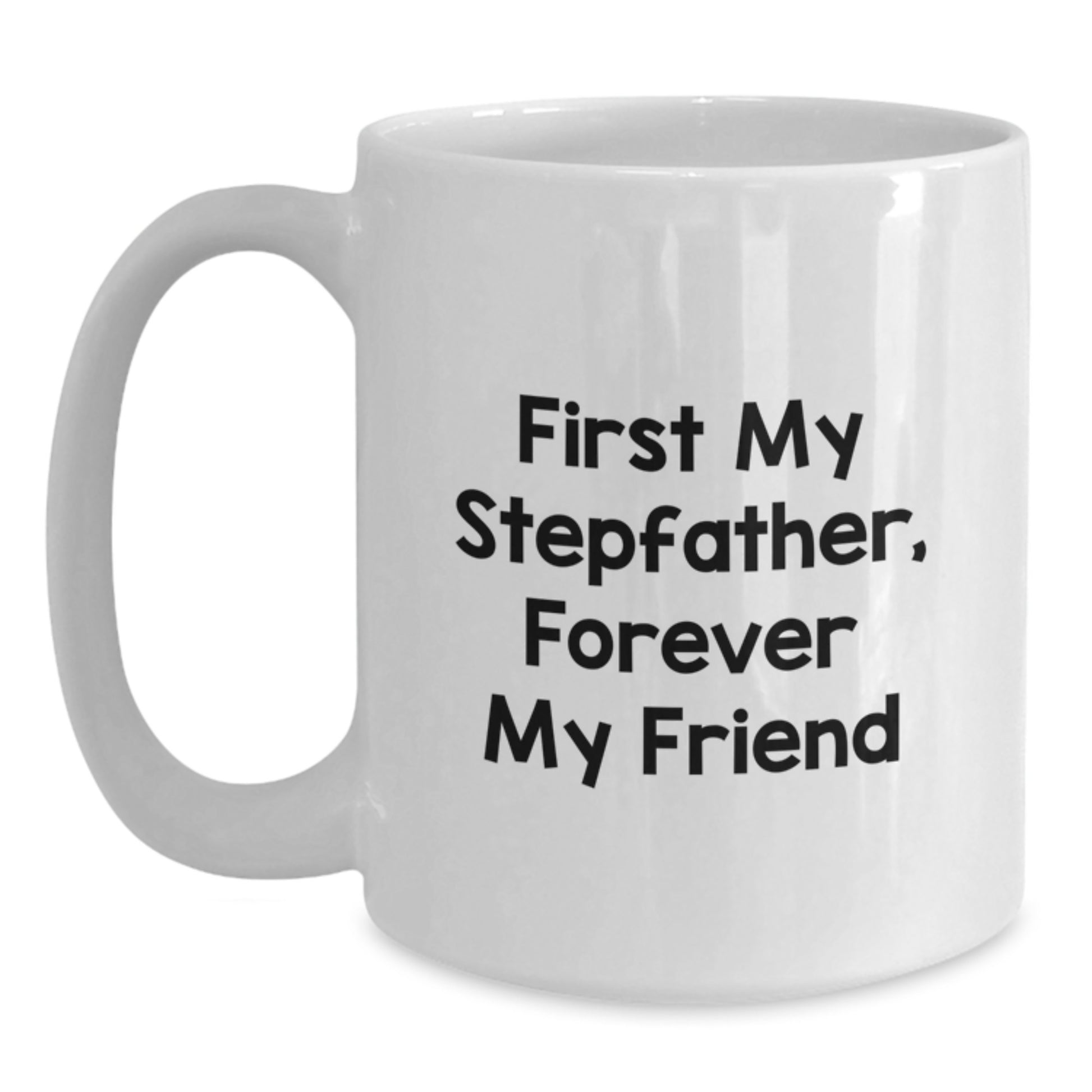 Stepfather Keepsake Mug for Him Birthday Gift 11oz White Ceramic - Main