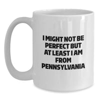 Load image into Gallery viewer, Pennsylvania Proud Funny White Coffee Mug, Gifts from Friends for Pennsylvania Graduation Unique - Main
