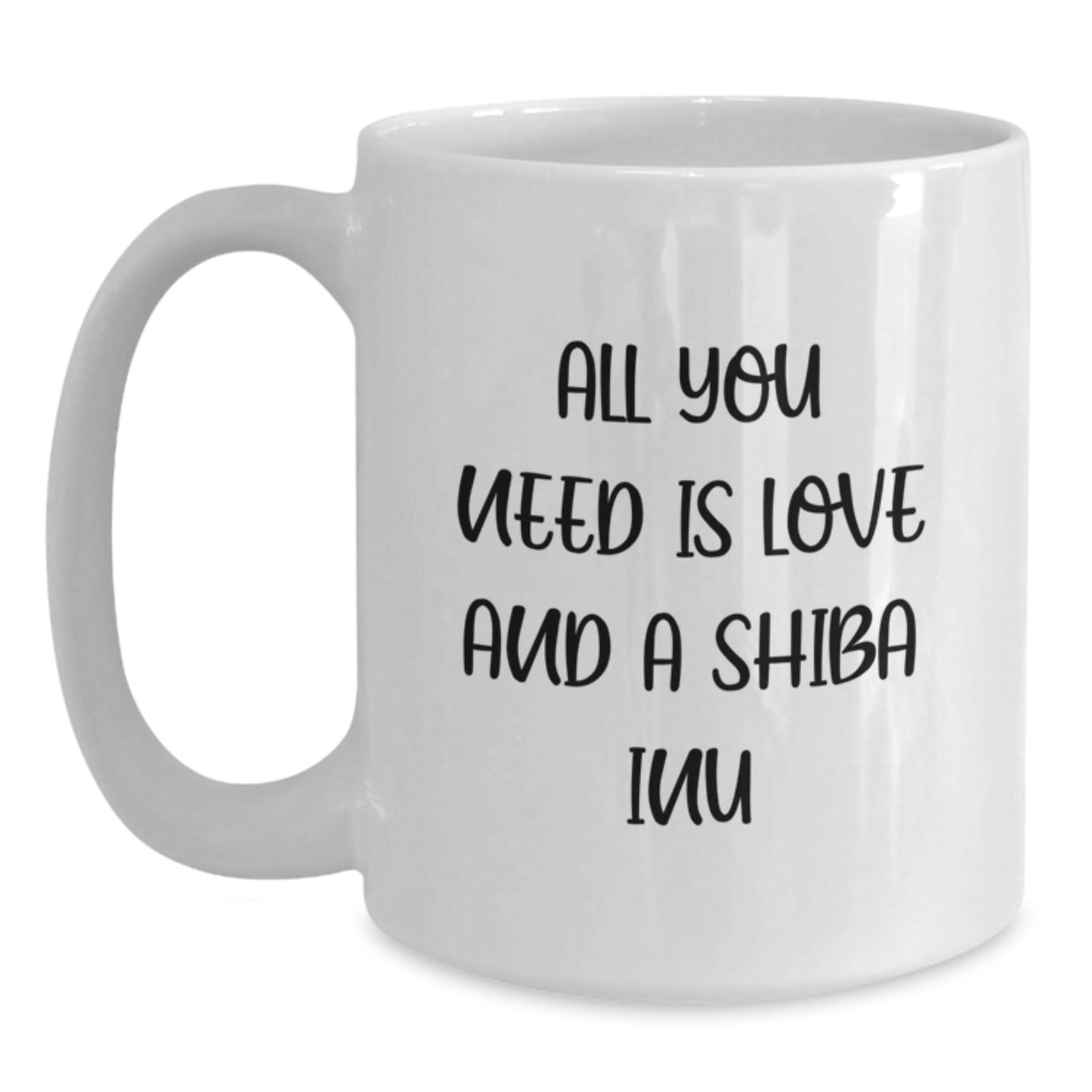 Shiba Inu Dog Lover Gifts, Funny Quote White Coffee Mug for Shiba Inu Owners, Graduation Unique Gifts from Friends and Family to Shiba Inu Enthusiasts - Main