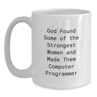 Load image into Gallery viewer, Funny Computer Programmer Gifts from Men, Unique White Coffee Mugs for Valentine's, Inspirational Quote - Main
