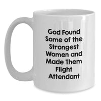 Load image into Gallery viewer, Funny Flight Attendant Gifts from Women to Flight Attendant Friends - Valentine's Unique Gifts for Her - White Ceramic Coffee Mug with 11oz or 15oz Capacity - Main
