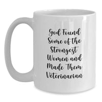 Load image into Gallery viewer, Funny Veterinarian Quotes White Coffee Mug, Gifts from Men to Women Veterinarians on Valentine's - Main
