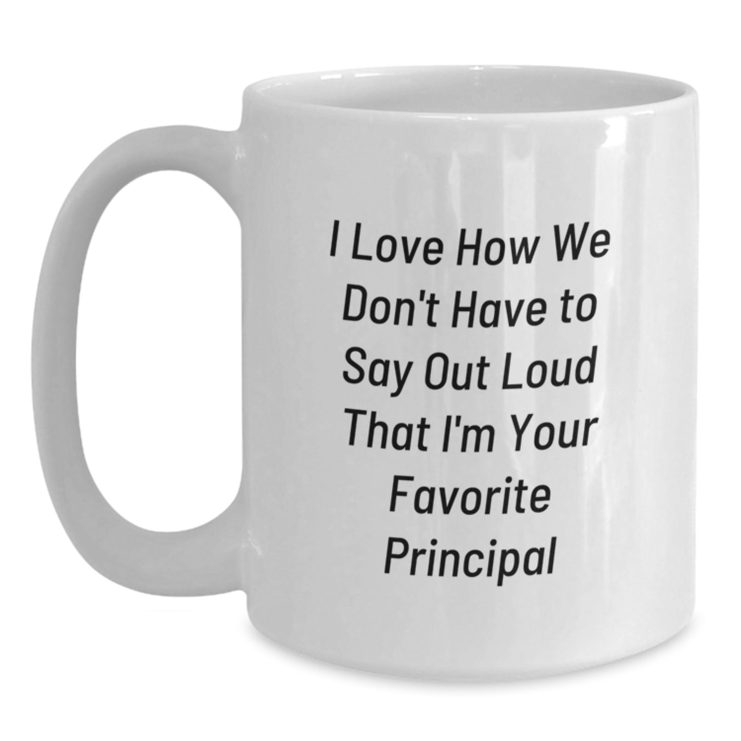 Principal Keepsake Mug for Him Graduation Gift White Ceramic 11oz - Main