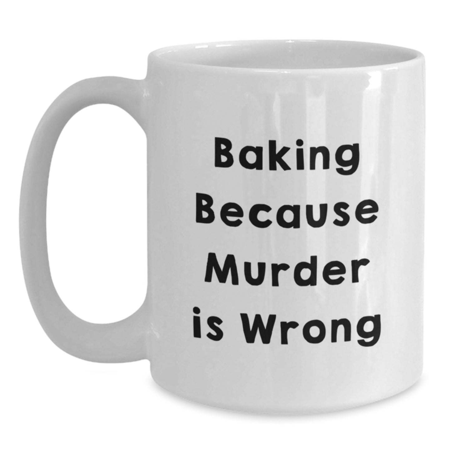 Funny Baking Lover Gifts from Men to Women Friends Family Baking Unique White Coffee Mugs for Valentine's - Main