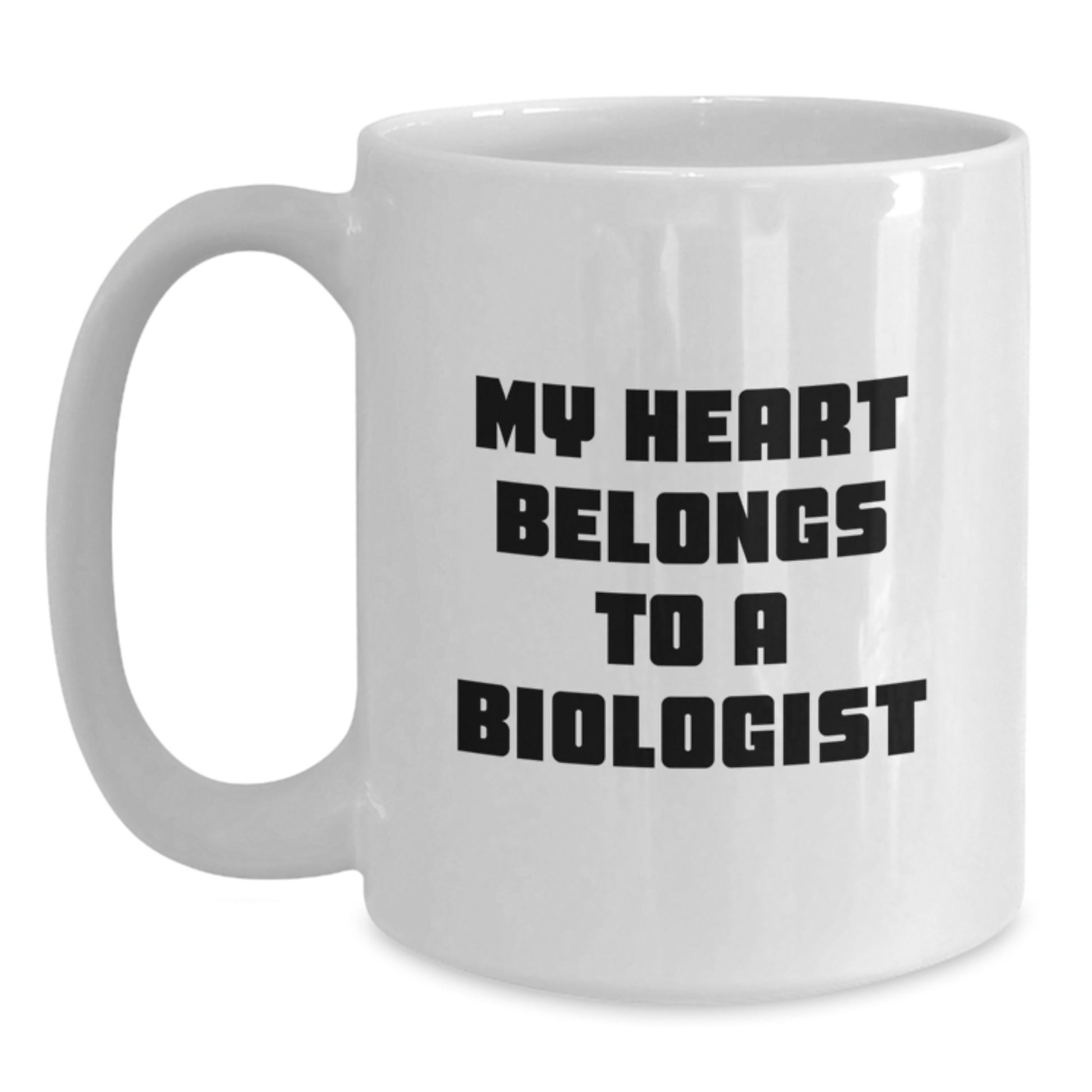 Funny Biologist White Coffee Mug Gifts from Family to Friends for Graduation Unique - Main