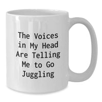 Load image into Gallery viewer, Funny Juggling White Coffee Mug Gift from Friends for Valentine's Unique - Additional
