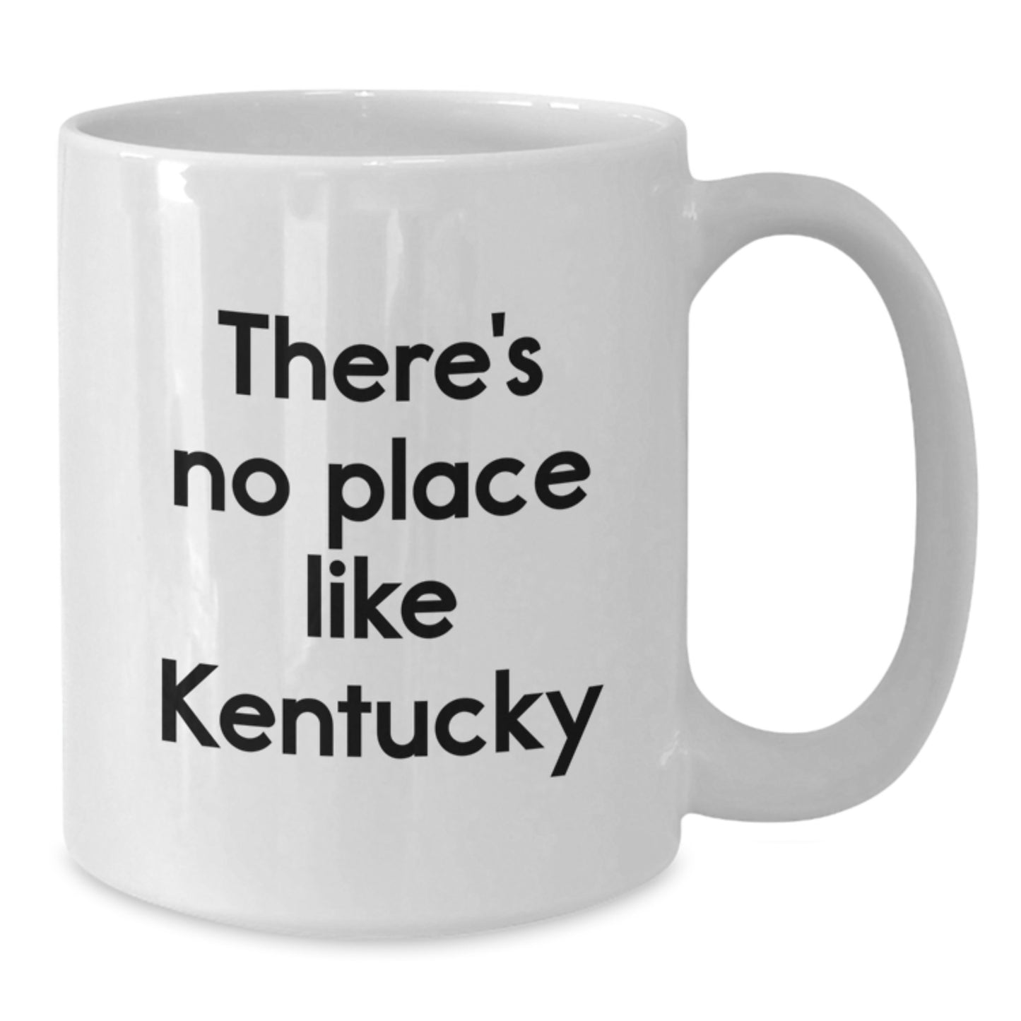 Kentucky Inspired Gifts from Friends and Family - 'There's No Place Like' White Coffee Mug for Graduation Unique Gifts - Additional