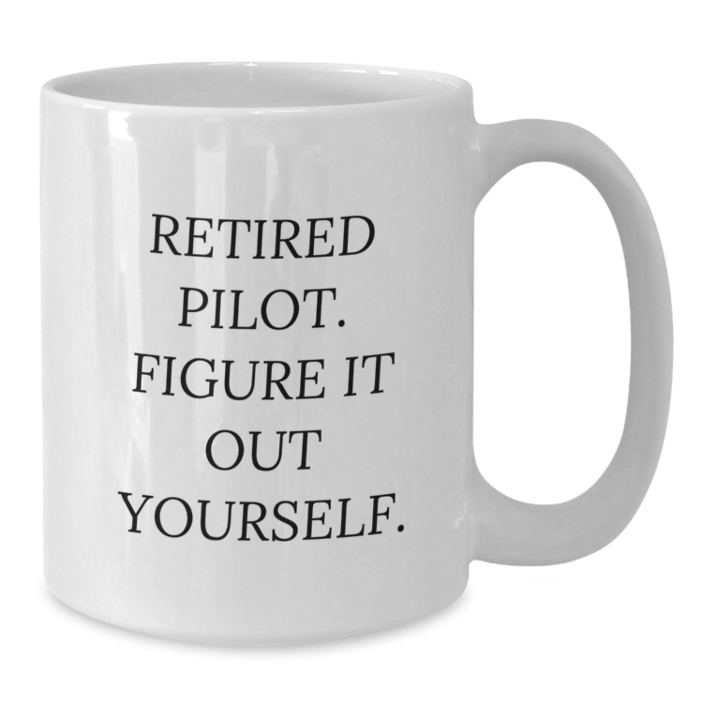Pilot Keepsake White Coffee Mug for Him Birthday Gift – Retired Pilot - Additional