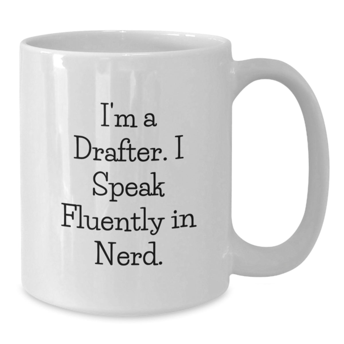 Drafter Keepsake White Coffee Mug for Him Ceramic 11oz Christmas Gift - Additional
