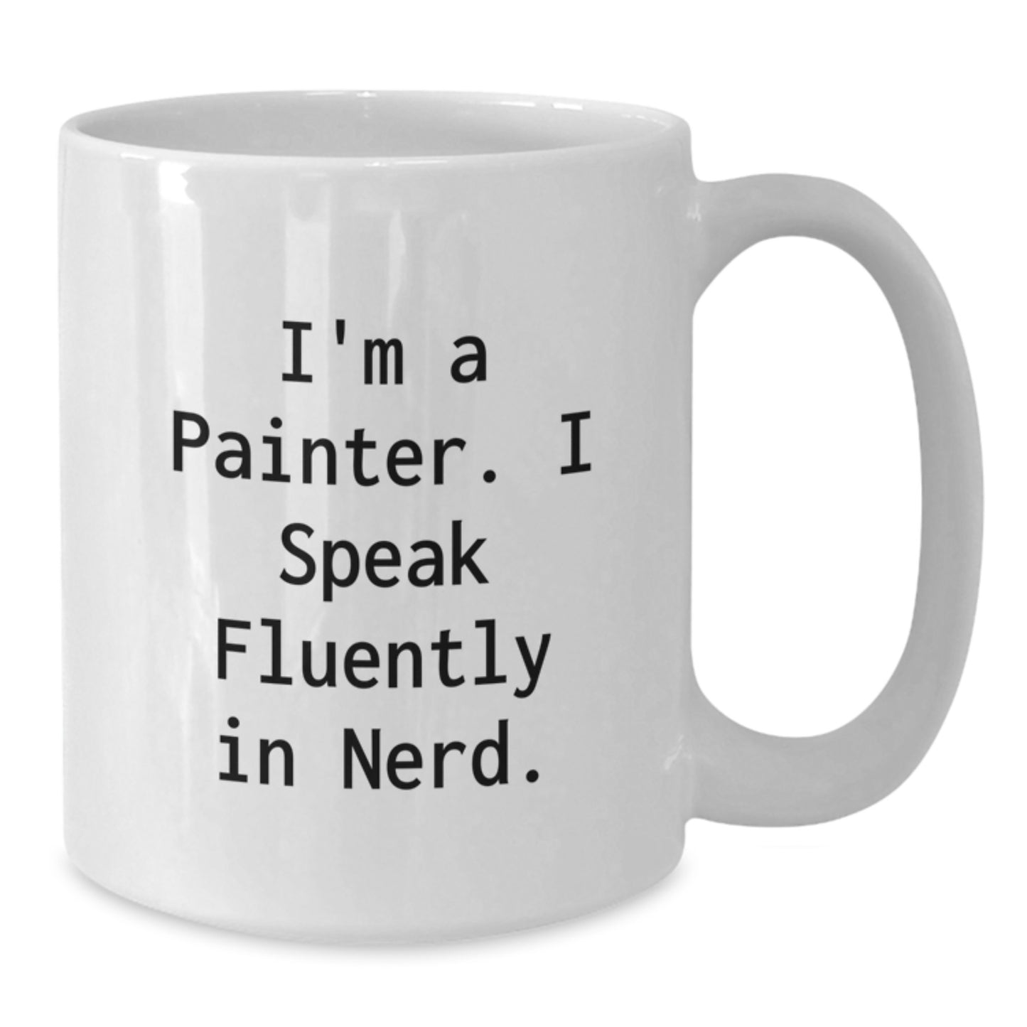 Painter Keepsake White Coffee Mug for Him Birthday Gift Ceramic 11oz - Additional