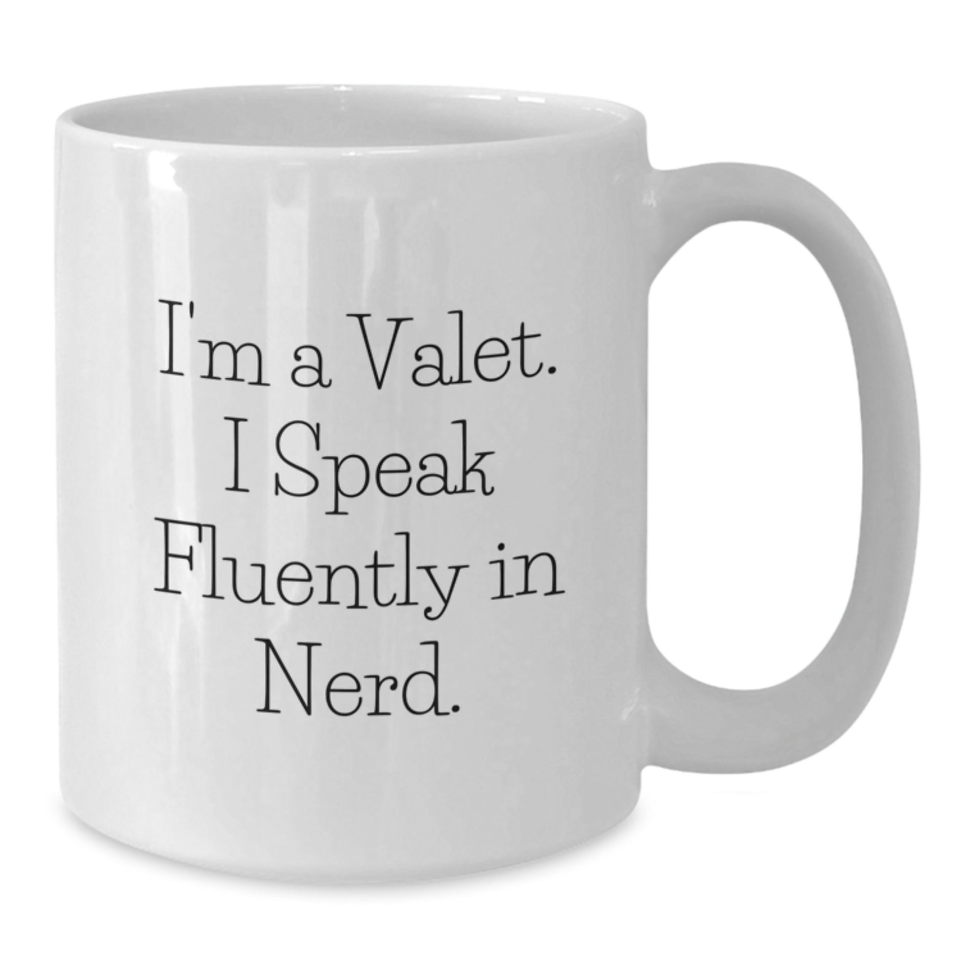 Funny Valet Gifts from Friends - White Coffee Mug for Valet Graduation Unique - Additional