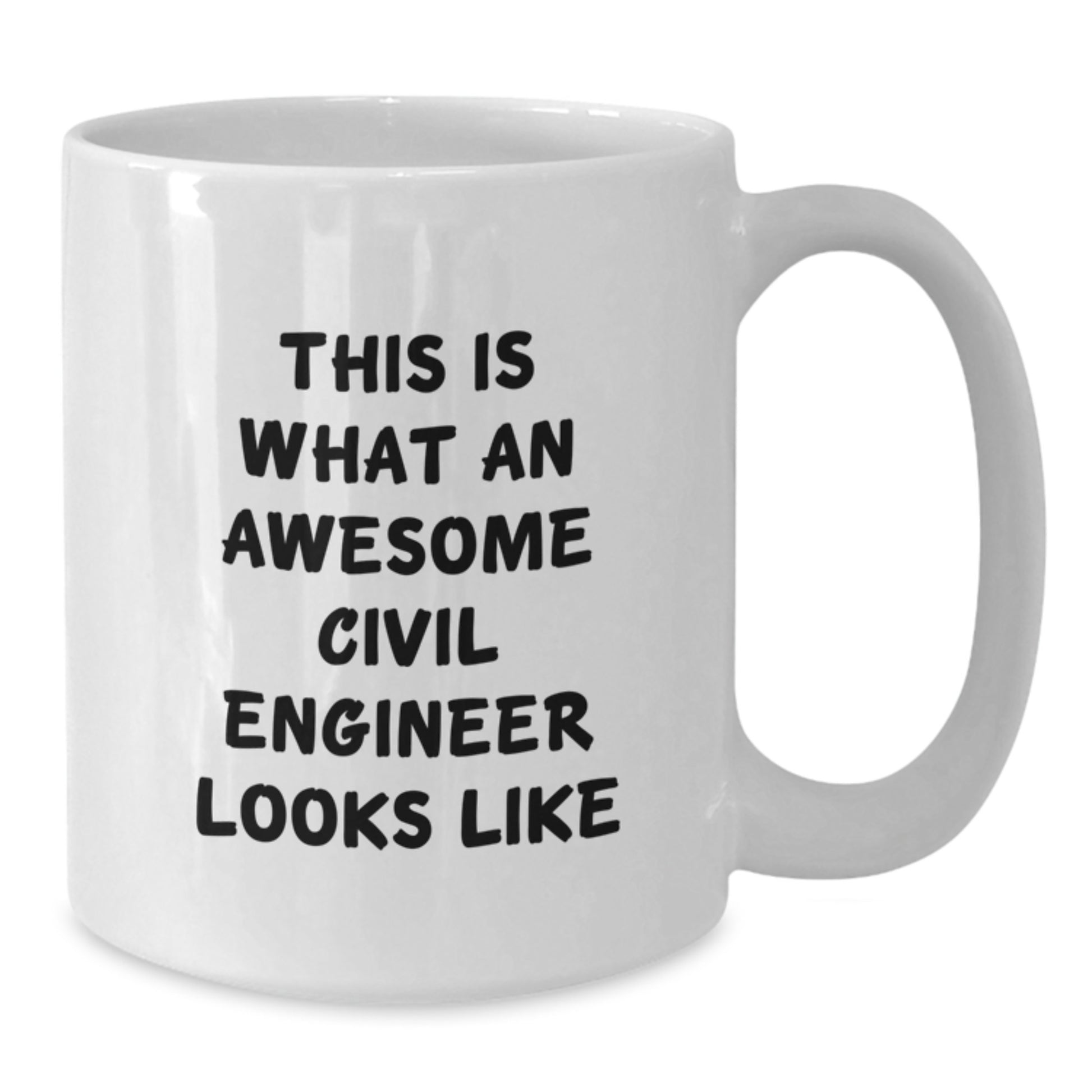 Civil Engineer Keepsake Mug for Him – White 11oz Graduation Gift - Additional