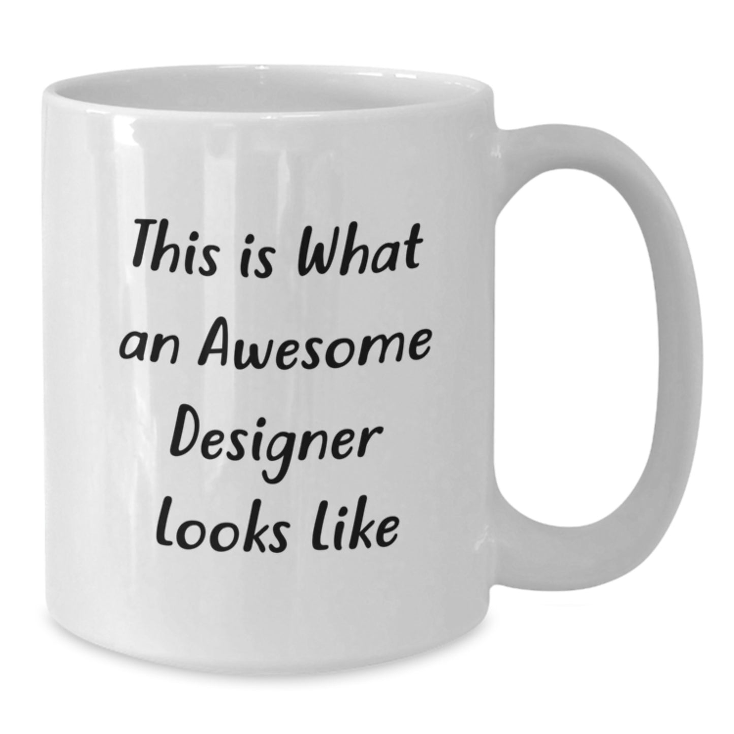 Designer Keepsake White Mug for Him Birthday Gift - Awesome Designer - Additional