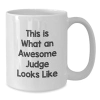 Load image into Gallery viewer, Funny Judge White Coffee Mug Gifts from Friends to Men on Christmas Unique - Additional
