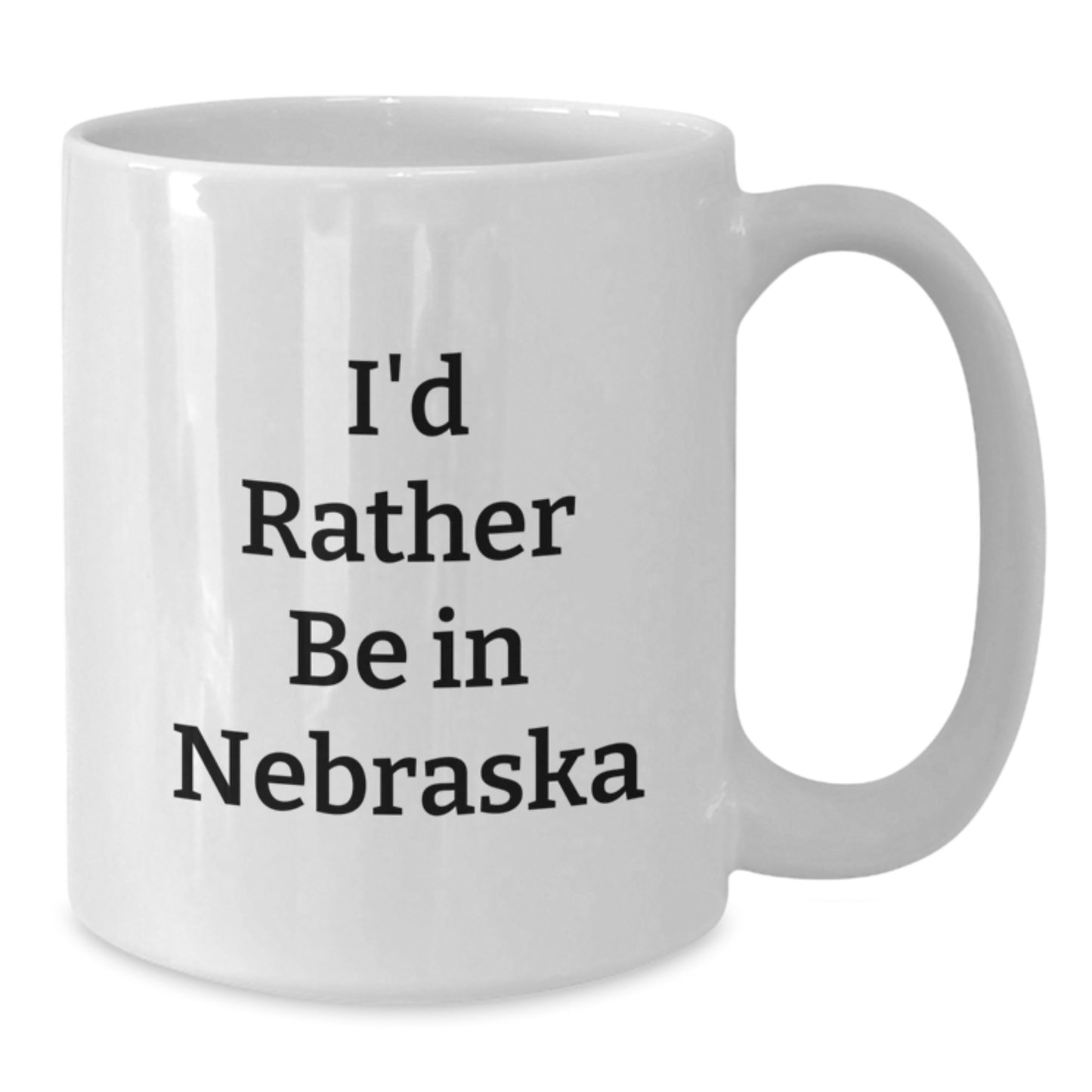 Nebraska Keepsake White Coffee Mug for Him Birthday Gift - Additional