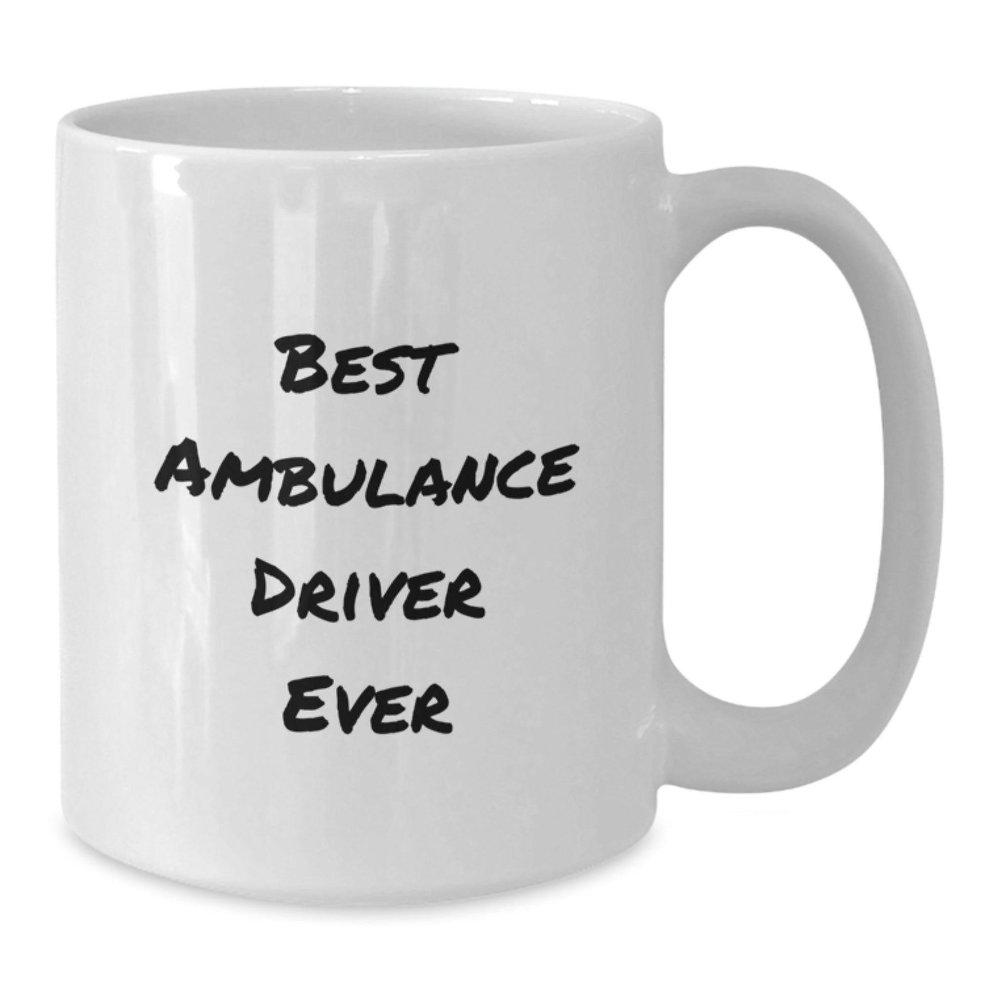 Ambulance Driver Keepsake Premium White Mug Birthday Gift for Him - Additional