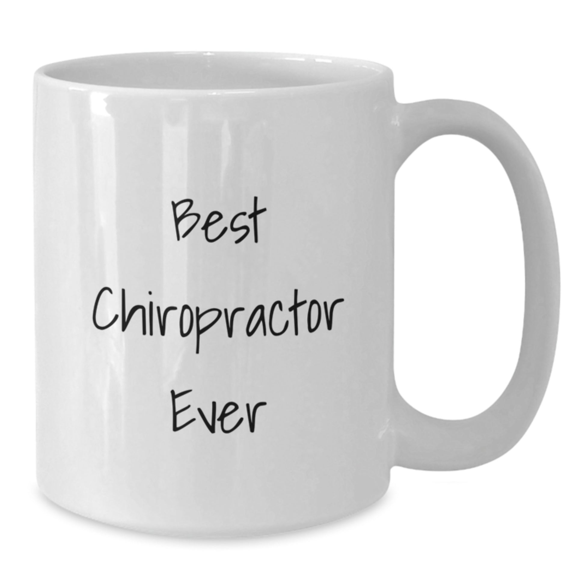 Funny Chiropractor Gifts for Men, Women, and Friends - Best Chiropractor Ever White Coffee Mug for Valentine's Unique Presents from Family, Office, Coworkers - Additional