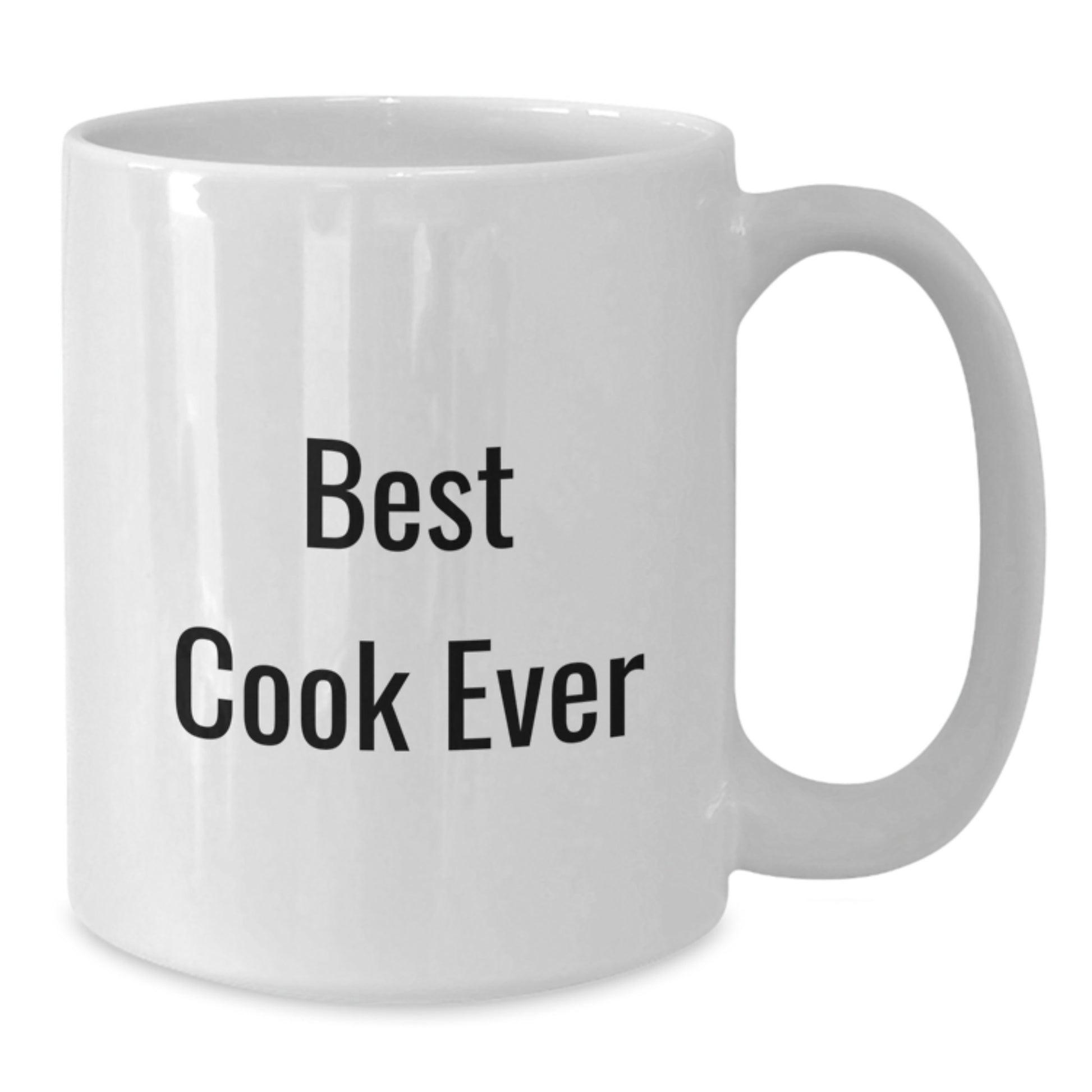 Best Cook Ever Keepsake Ceramic White Coffee Mug for Him Birthday Gift - Additional