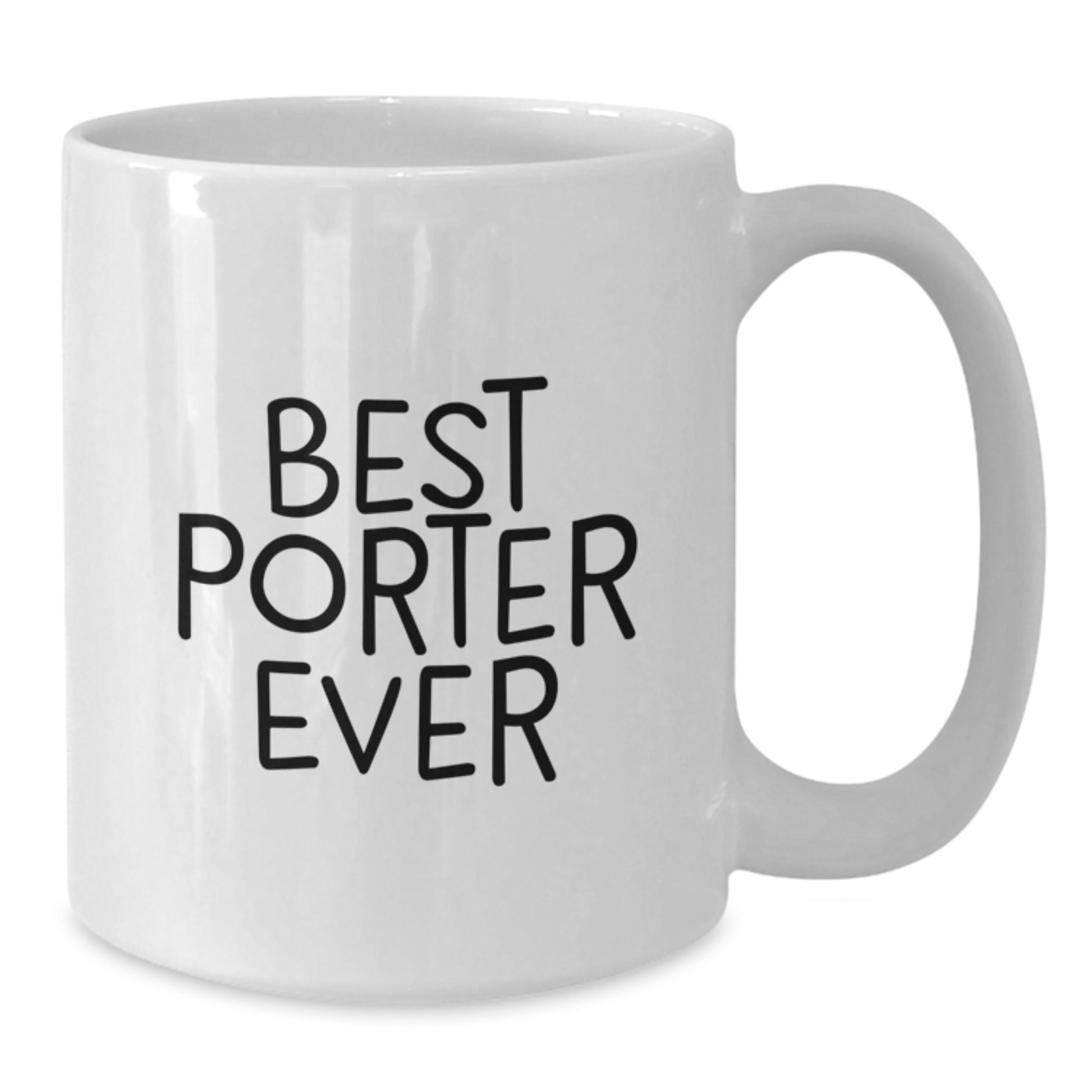 Porter Keepsake White Ceramic Coffee Mug for Him Birthday Gift - Additional