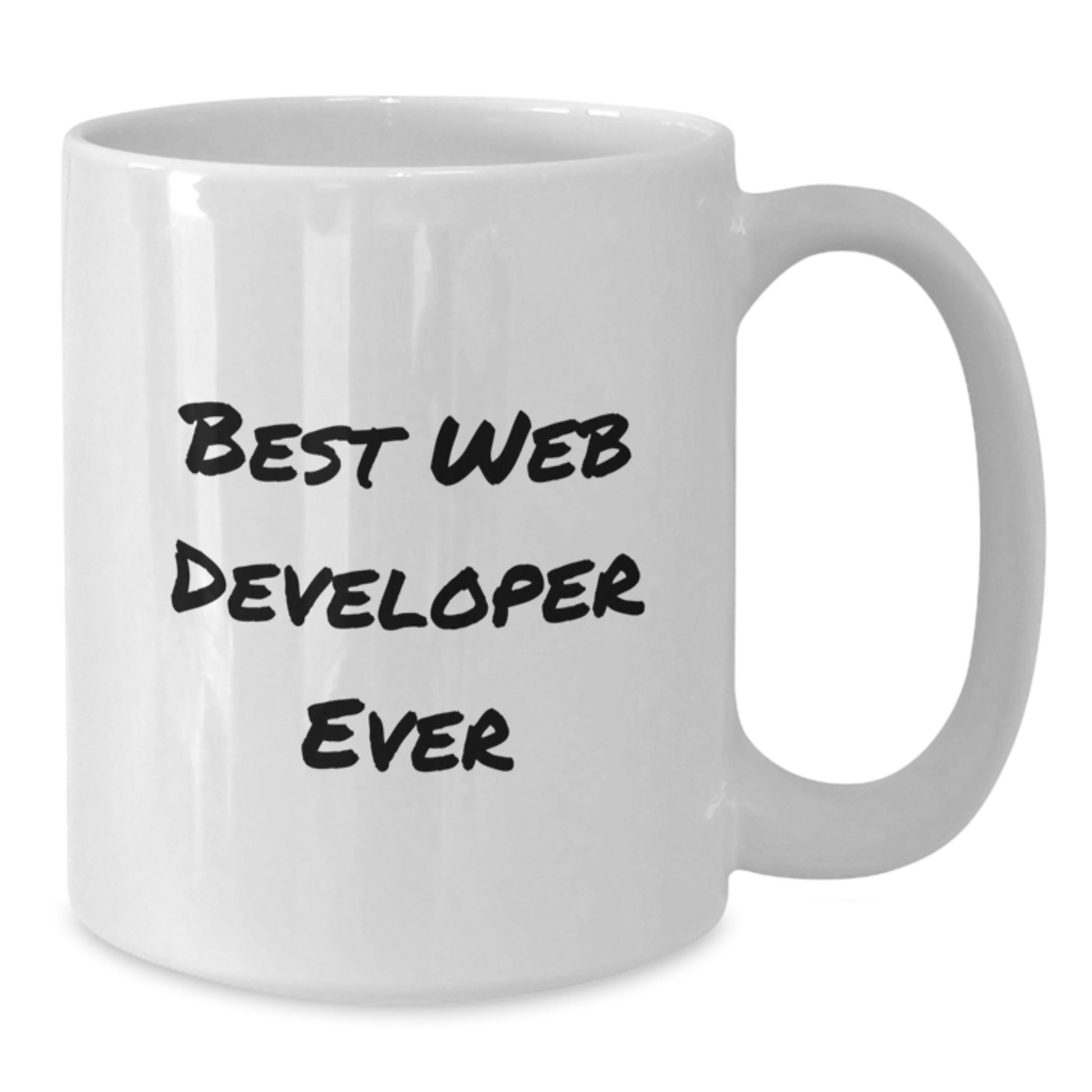 Web Developer Keepsake White Mug for Him Birthday Gift – Best Web - Additional